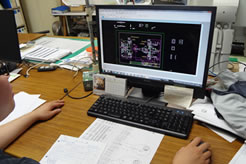 写真:仕事の様子